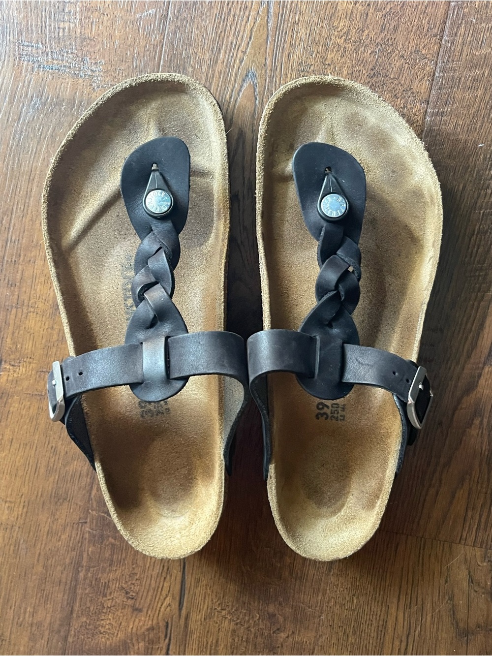 Birkenstock Gizeh Braided Oiled Leather